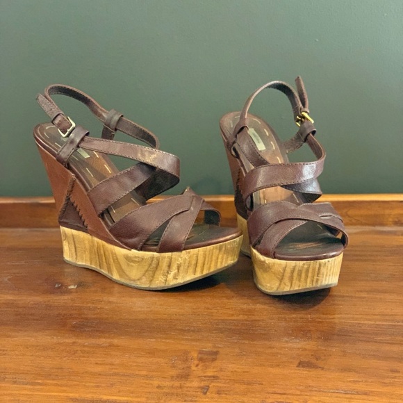 Miu Miu wedge sandals - Picture 2 of 7